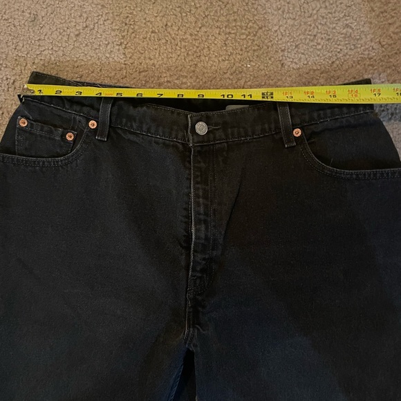 Womens Levi 550 Black Denim Jeans - Picture 5 of 5